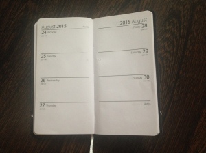 Picture of diary pages